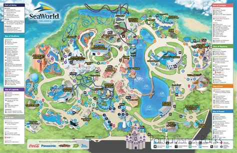 Theme Park Brochures SeaWorld Orlando Map 2021 - Free Download - Theme Park Brochures