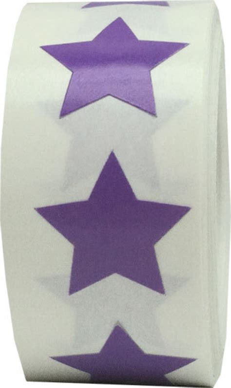 Purple Colored Star Stickers 3/4 Adhesive Star - Etsy