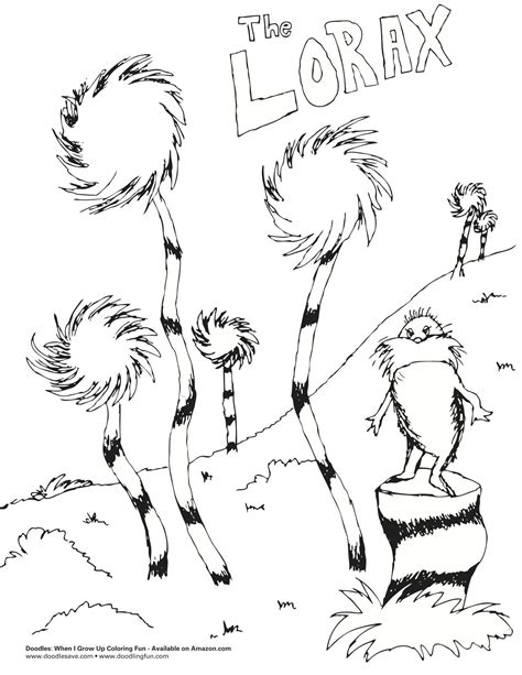 Printable Lorax Template