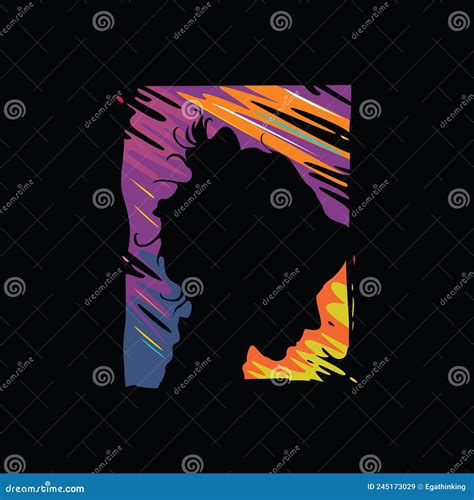 Abstract Woman Silhouette Illustration Vector Stock Vector ...