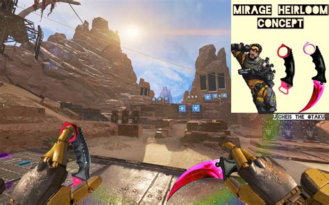 Mirage Heirloom Concept : r/apexlegends