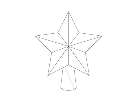 Christmas Star Outline Icon Vector Graphic by printablesplazza ...