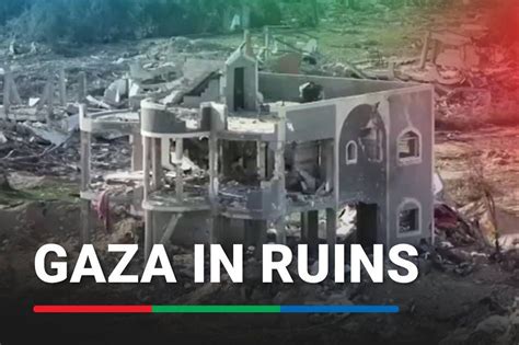 DRONE FOOTAGE: Extent of destruction in parts of Gaza | ABS-CBN News