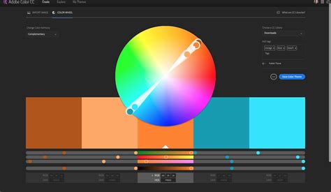 Color wheel, a color palette generator | Color palette generator, Create color palette, Color ...