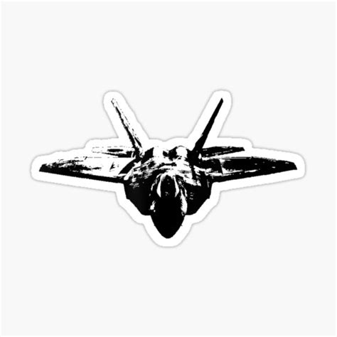 "F-22 Raptor Fighter Jet" Sticker for Sale by substantialsous | Redbubble