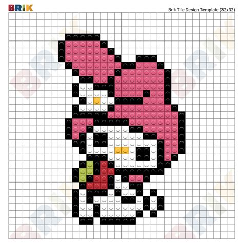 Thủ công Cute Hello Kitty Pixel Art Thắp sáng không gian của bạn!