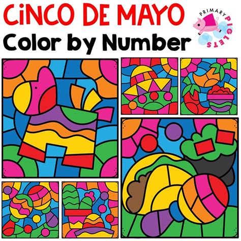 Cinco de Mayo Color by Number - Made By Teachers