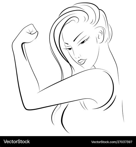 Strong girl in eyeglasses classical american Vector Image