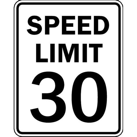 Speed limit 30 traffic sign.ai Royalty Free Stock SVG Vector