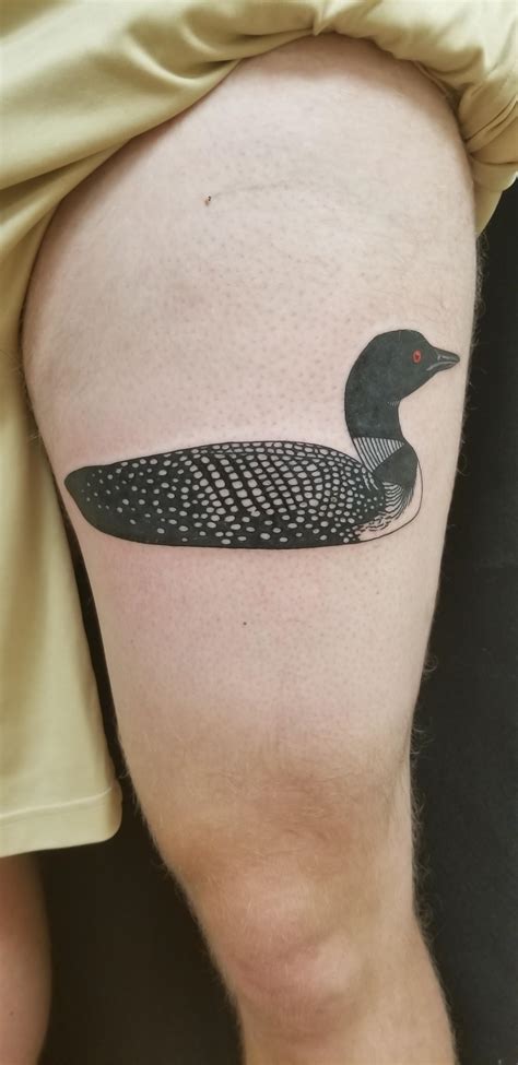 First Ink! Common Loon @ Odyssey Wellness Tattoo in Brookline, MA : r ...