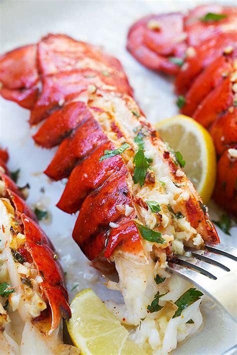 Garlic Butter Lobster Tails (Broiled in 8 Minutes!!) - Rasa Malaysia