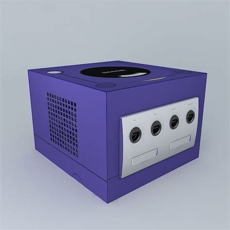 Nintendo Gamecube Game Console Blue free 3D model | CGTrader