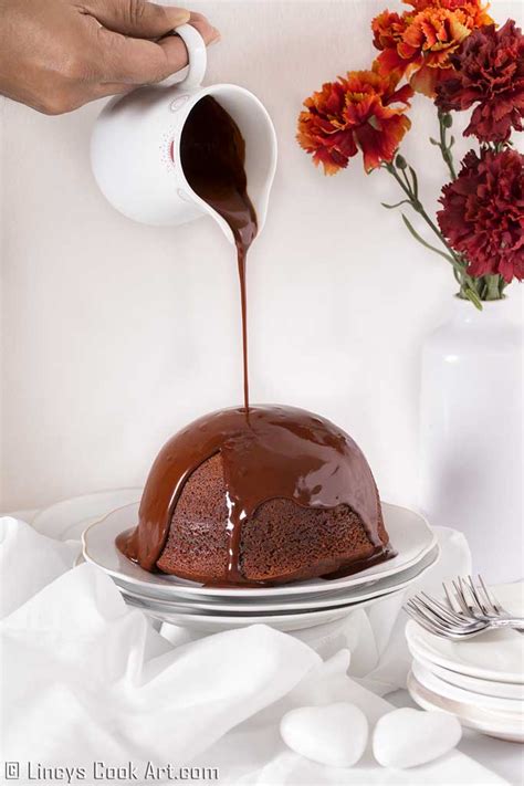 Steamed Chocolate Pudding ~ Lincy's Cook Art