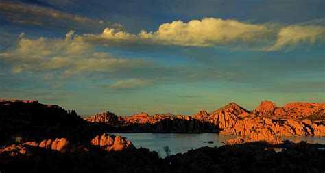 Watson Lake sunset Photograph by Tom Clark | Fine Art America