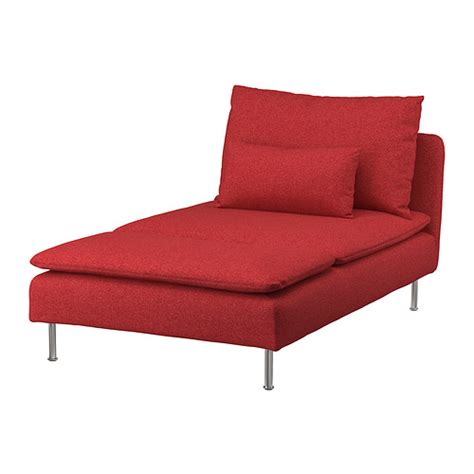 SÖDERHAMN cover for chaise longue Tonerud red | IKEA Eesti