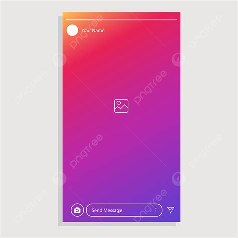 Instagram Story Interface Vector Design Images, Instagram Stories ...