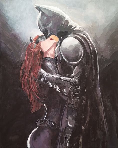 Batman And Catwoman Kiss