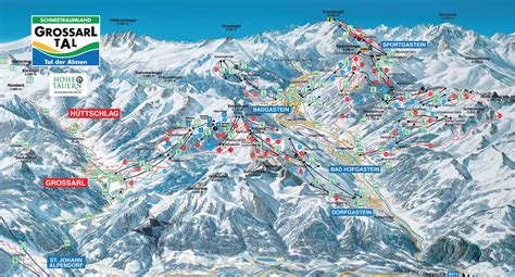 Ski Gastein (Bad Gastein, Sportgastein, Bad Hofgastein, Großarl, Dorfgastein) - SkiMap.org