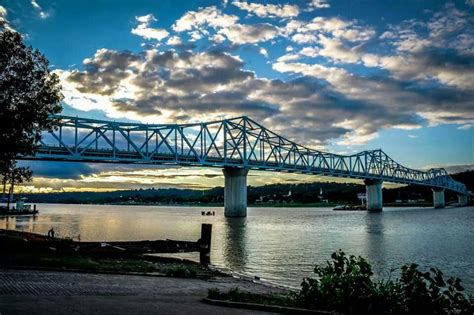 Milton-Madison bridge | Landscape photography, Bay bridge, Madison indiana