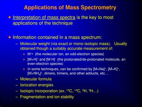 PPT - Mass Spectrometry and Related Techniques 3 PowerPoint ...