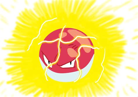 Voltorb Explosion by AJL03 on DeviantArt