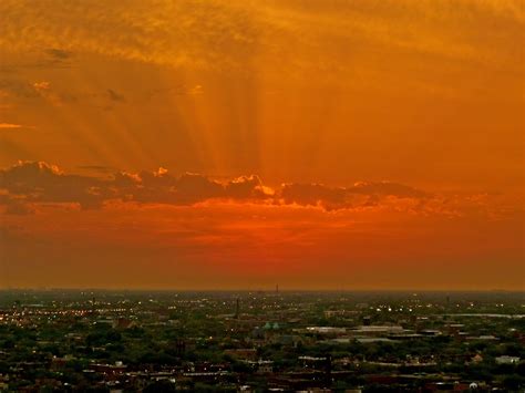 Sunset over Chicago | Sunset, Celestial, Photography