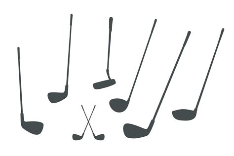 Golf Club Silhouette Vector Art, Icons, and Graphics for Free Download