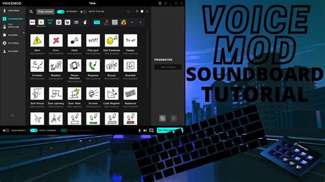 how to set up voicemod soundboard for discord with keyboard - YouTube