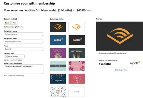 How To Purchase Someone an Audible Gift Card | Parker Marker