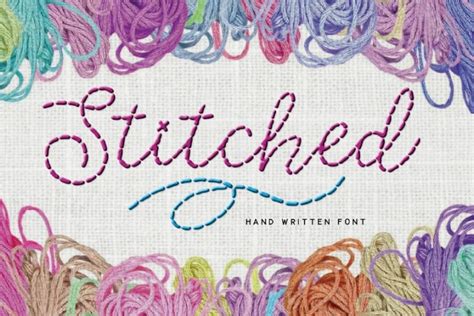 21+ Free Stitch Fonts TTF and OTF Download - Graphic Cloud