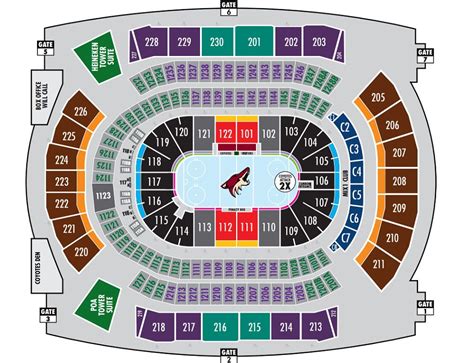 Gila River Arena Concert Seating Chart | Two Birds Home