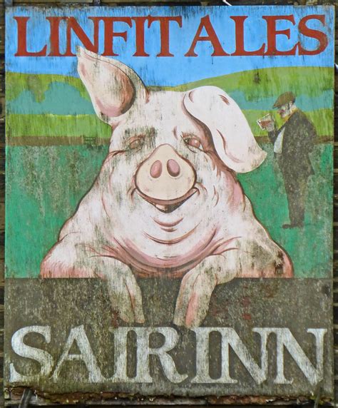 Happy Pig | Sair Inn, Linthwaite | Tim Green | Flickr