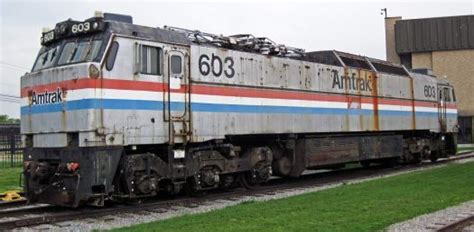 amtrak#603 e60 electric built 1976