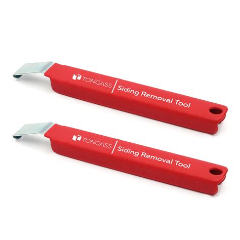 Buy (2-Pack) Vinyl Siding Removal Tool - 7 inches One-Piece Steel Blade Vinyl Installation and ...