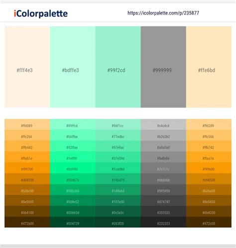 30 Turquoise Color Palettes – iColorpalette Blog Turquoise Color Palette, Hex Color Palette ...