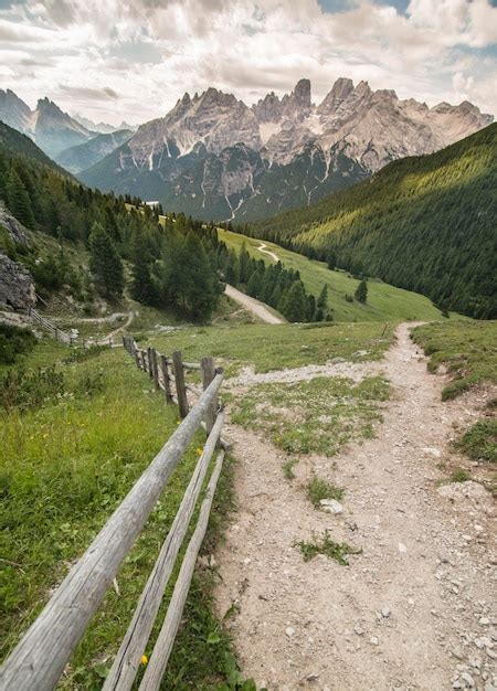 Premium Photo | Panoramic view of alps mountains