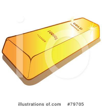 Gold Bar Clipart #79705 - Illustration by Snowy