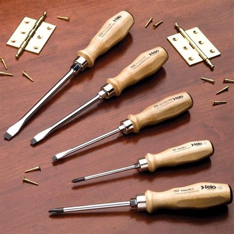 5-Piece Felo Screwdriver Set | Rockler woodworking, Screwdriver, Screwdriver set