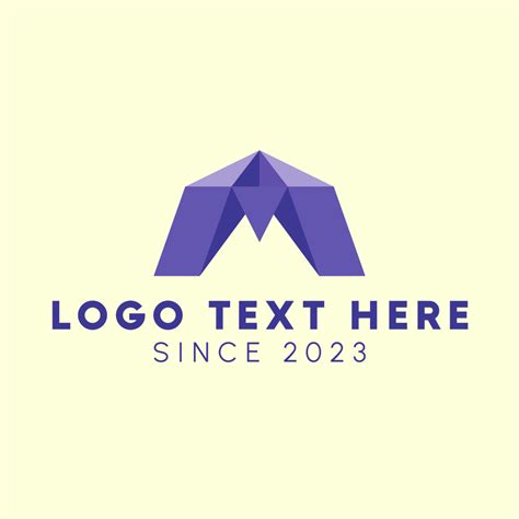 Purple 3D Letter M Logo | BrandCrowd Logo Maker