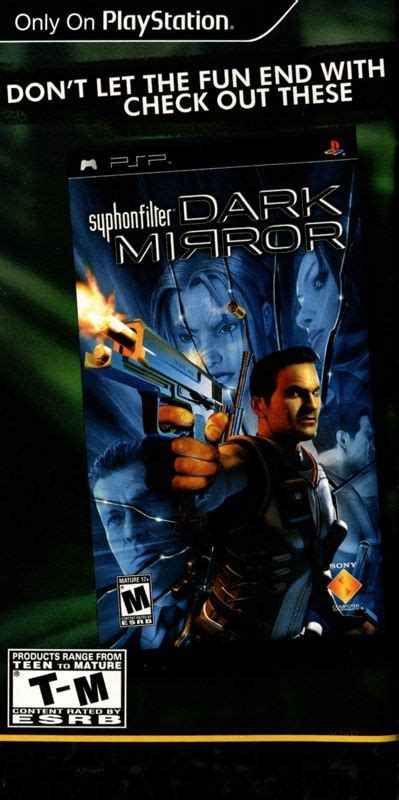 Syphon Filter: Dark Mirror official promotional image - MobyGames