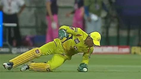 IPL 2020: MS Dhoni takes stunning one-handed catch to dismiss Samson ...