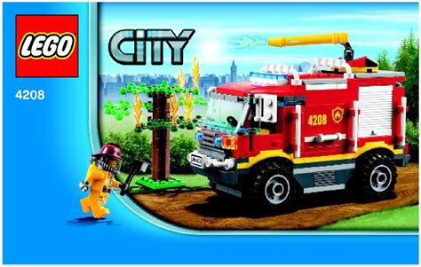 LEGO Fire Truck Instructions 4208, City