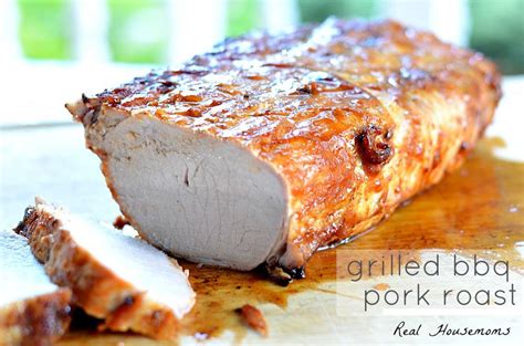 Grilled BBQ Pork Roast - Real Housemoms