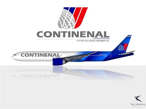 Continental Airlines Logo - LogoDix