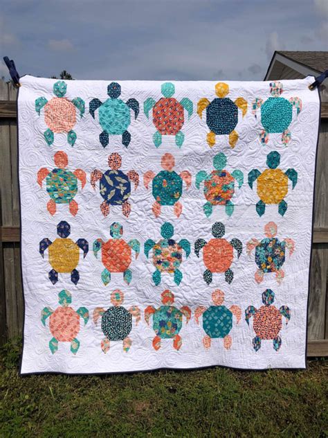 Turtle Quilt Block Pattern Free - QuiltBlockPatterns.net