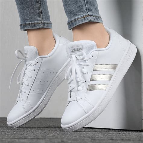 Adidas official website flagship women's shoes summer new authentic sports shoes low-cut casual ...