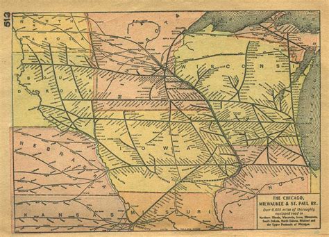 Milwaukee Railroad Route Map