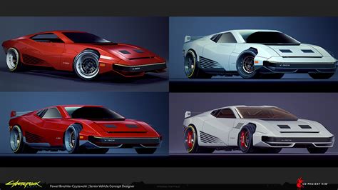 CYBERPUNK 2077, Quadra TURBO-R 3d concept :: Behance