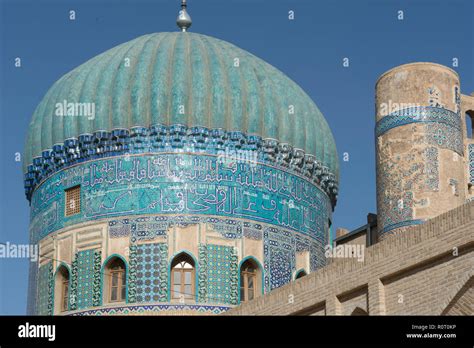 The Green Mosque (Masjid Sabz), Balkh city, Balkh Province, North Afghanistan Stock Photo - Alamy