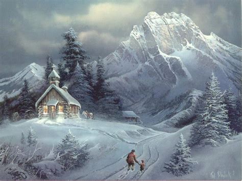 Snow Mountain | Winter scenery, Christmas scenery, Winter scenes